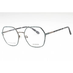 Guess Women's Eyeglasses - Grey/Other Metal Geometric Full Rim Frame | GU2912 020