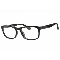 Tommy Hilfiger Men's Eyeglasses - Black Plastic Rectangular Frame | Th 1522 0807 00