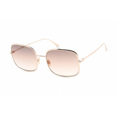 Tom Ford Women's Sunglasses - Shiny Rose Gold Frame Gradient Brown Lens | FT0865 28F