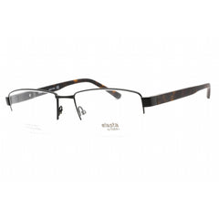 Elasta Men's Eyeglasses - Matte Black Acetate/Metal Rectangular Frame | E 3122 0003 00