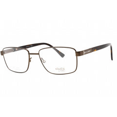 Elasta Men's Eyeglasses - Matte Brown Acetate/Metal Rectangular Frame | E 7237 04IN 00