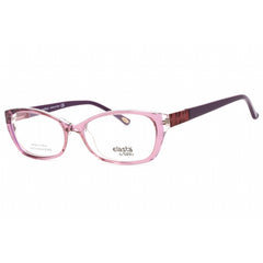 Elasta Women's Eyeglasses - Plum Plastic Full Rim Cat Eye Shape Frame | 5798 0TS2 00