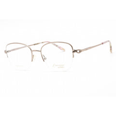 Emozioni Women's Eyeglasses - Peach Pink Half Rim Cat Eye Frame | EM 4409 06F3 00