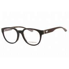 Emporio Armani Men's Eyeglasses - Matte Brown Plastic Full Rim Frame | 0EA3224F 5260