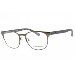 Emporio Armani Men's Eyeglasses - Matte Gunmetal Full Rim Round Frame | 0EA1139 3003