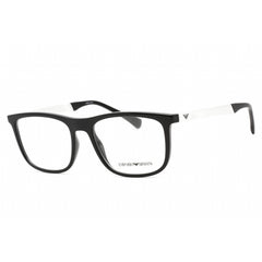 Emporio Armani Men's Eyeglasses - Rubber Black Plastic Full Rim Frame | 0EA3170 5001