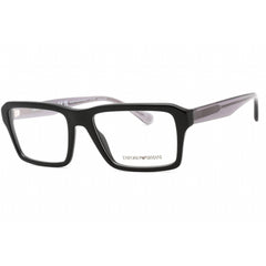 Emporio Armani Men's Eyeglasses - Shiny Black Plastic Full Rim Frame | 0EA3206 5017
