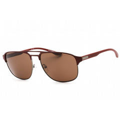 Emporio Armani Men's Sunglasses - Matte Gunmetal/Burgundy Metal Frame | 0EA2144 336673