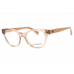 Emporio Armani Women's Eyeglasses - Transparent Tundra Cat Eye Frame | 0EA3162 5850