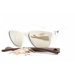 Emporio Armani Men's Sunglasses - Matte White Phantos Plastic Frame | 0EA4216U 53445A