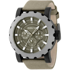 Invicta Men's Watch - I-Force Quartz Olive Green Dial Titanium, Black Case | 47586