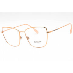 Burberry Women's Eyeglasses - Rose Gold Metal Full Rim Butterfly Frame | 0BE1367 1337