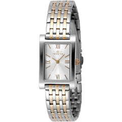 Invicta Women's Watch - Angel Quartz Silver Brass Dial Two Tone Steel Bracelet | 48148