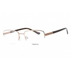 Liz Claiborne Men's Eyeglasses - Light Brown Metal Rectangular Frame | CB 262 TUI