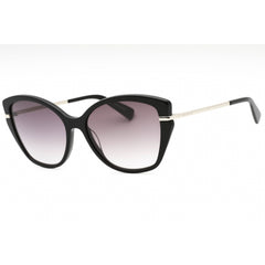 Longchamp Women's Sunglasses - Black Plastic Cat Eye Full Rim Shape Frame| LO627S 001
