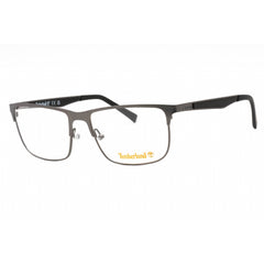 Timberland Men's Eyeglasses - Matte Dark Nickeltin Rectangular Frame | TB1710 007