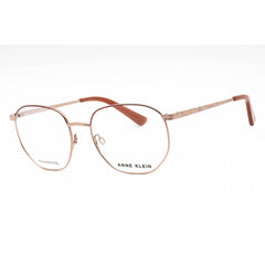 Anne Klein Women's Eyeglasses - Rose Gold Metal Full Rim Geometric Frame | AK5079 780