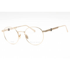 Philipp Plein Men's Eyeglasses - Shiny Rose Gold Metal Round Frame | VPP061M 0300