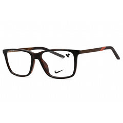 Nike Unisex Eyeglasses - Tortoise Rectangular Plastic Full Rim Frame | NIKE 7258 239