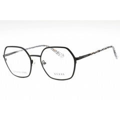 Guess Women's Eyeglasses - Matte Black Metal Geometric Full Rim Frame | GU2912 002