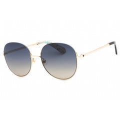 Kate Spade Women's Sunglasses - Black Gold Metal Oval Frame | ASTELLE/G/S 0NZU WJ