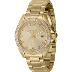Invicta Women's Watch - Angel Quartz Gold Tone Dial Stainless Steel Bracelet | 44840
