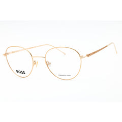 Hugo Boss Women's Eyeglasses - Rose Gold Metal Round Shape Frame | BOSS 1530 0000 00