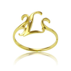 Sterling Silver 1 Micron GP Single CZ 