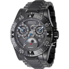 Invicta Men's Watch - Reserve Excursion Automatic Black Steel Bracelet Date | 47572