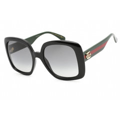 Gucci Women's Sunglasses - Black Butterfly Full Rim Plastic Frame | GG0713S 006