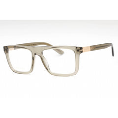 Gucci Men's Eyeglasses - Brown Rectangular Full Rim Frame Clear Lens | GG1504O 008