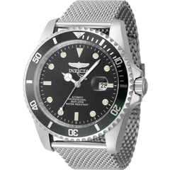 Invicta Men's Watch - Pro Diver Automatic Black Dial Stainless Steel Bracelet | 47964