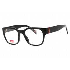 Levi's Unisex Eyeglasses - Black Red Plastic Full Rim Square Frame | LV 1047 0OIT 00