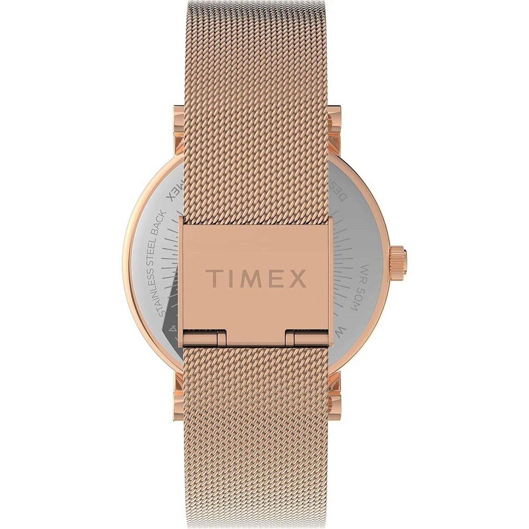 Timex Crystal Opulence‎ Rose Gold Steel Mesh Bracelet Watch Timex Global Women main image 3