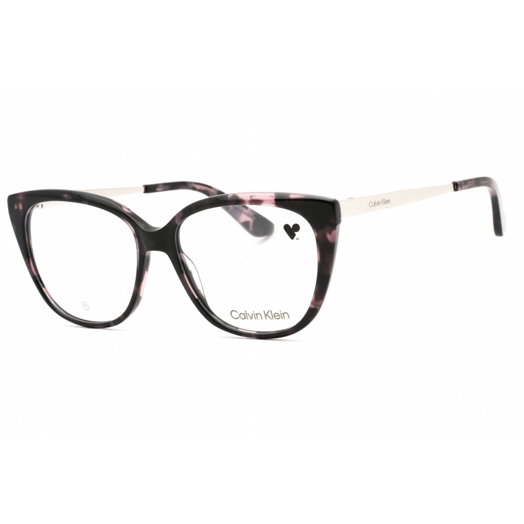 Calvin Klein Women's Eyeglasses Mauve Purple Tortoise Cat Eye Frame