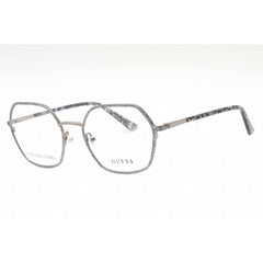 Guess Women's Eyeglasses - Grey/Other Metal Geometric Full Rim Frame | GU2912 020