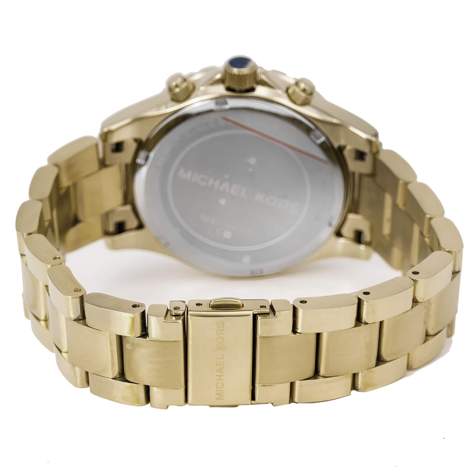 100% 14k Gold Michael Kors Watch Michael Kors MK-6078 Womens Gold Stainless Steel Chronograph  main image 3