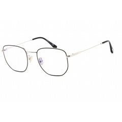 Tom Ford Women's Eyeglasses - Black/Silver Square Full Rim Frame | FT5773-D-B 016