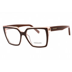 Salvatore Ferragamo Women's Eyeglasses - Brown/Nude Browline Full Rim | SF2950N 211