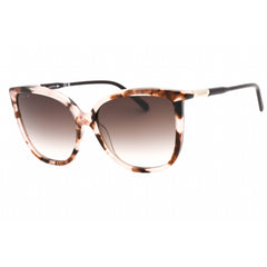 Lacoste Women's Sunglasses - Havana Rose Plastic Butterfly Full Rim Frame | L963S 610