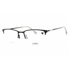 Flexon Men's Eyeglasses - Matte Black Metal Rectangular Shape Frame | FLEXON E1130 002