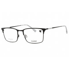Flexon Men's Eyeglasses - Matte Black Metal Rectangular Shape Frame | FLEXON E1132 002