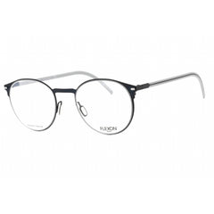 Flexon Men's Eyeglasses - Navy Full Rim Round Frame Clear Lens | FLEXON B2075 412