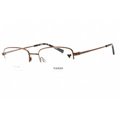 Flexon Men's Eyeglasses - Shiny Coffee Half Rim Rectangular Frame | FLEXON H6055 205