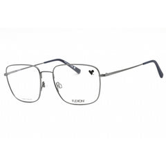 Flexon Men's Eyeglasses - Slate Blue Metal Square Full Rim Frame | FLEXON H6064 455