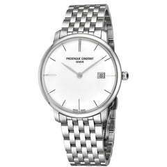 Frederique Constant Men's Watch - Slimline Automatic Silver Dial Bracelet | 306S4S6B2