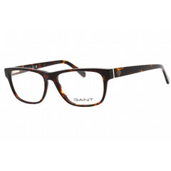 Gant Men's Eyeglasses - Dark Havana Plastic Full Rim Rectangular Frame | GA3272 052