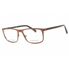 Gant Men's Eyeglasses - Shiny Dark Bronze Rectangular Frame, 58 mm | GA3280 036