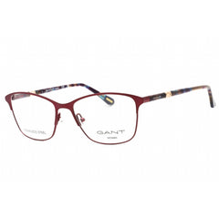Gant Women's Eyeglasses - Matte Violet Metal Full Rim Rectangular Frame | GA4081 082