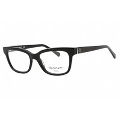 Gant Women's Eyeglasses - Shiny Black Plastic Full Rim Rectangular Frame | GA4140 001